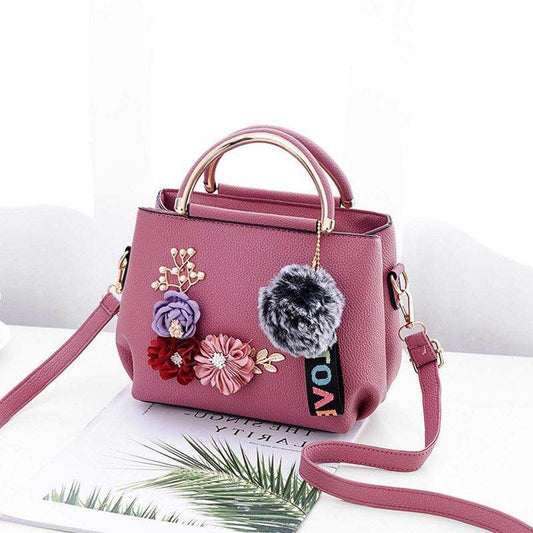 Shoulder Bag Women Tattoo Flower Handbags