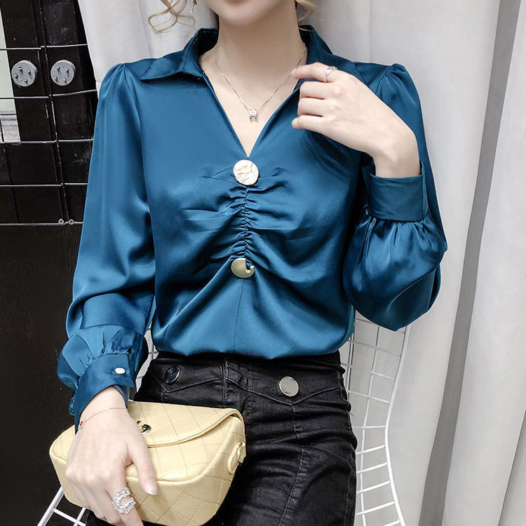 Chiffon Shirt Women's Spring And Autumn Long Sleeve